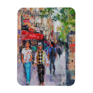 Paris-Straße Magnet