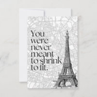 Paris-Straßenkarte und Eiffel-Turm-Zitat-Wandkunst