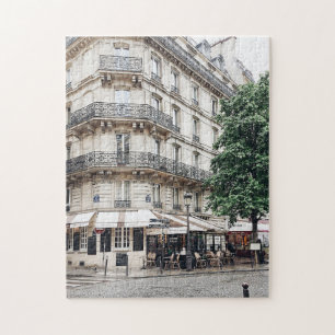 Paris Street Corner Foto Jigsaw Puzzle