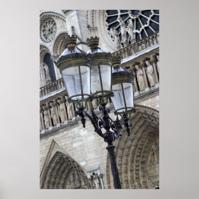 paris - street light poster (Vorne)