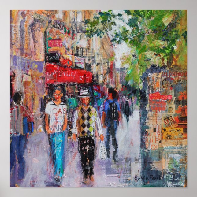 Paris Street Poster (Vorne)