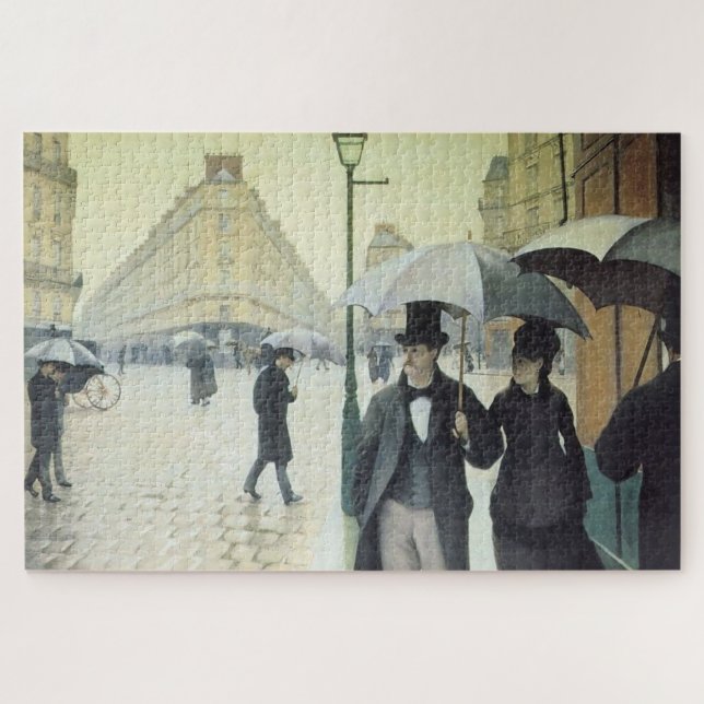 Paris Street, Rainy Day by Caillebotte (Horizontal)