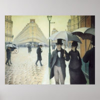 Paris Street, Rainy Day by Caillebotte