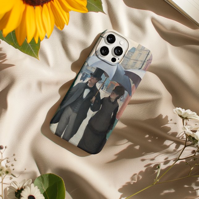 Paris Street; Rainy Day by G. Caillebotte, Art Case-Mate iPhone Hülle (Von Creator hochgeladen)