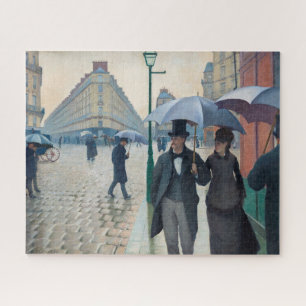 Paris Street; Rainy Day by Gustave Caillebot Puzzl
