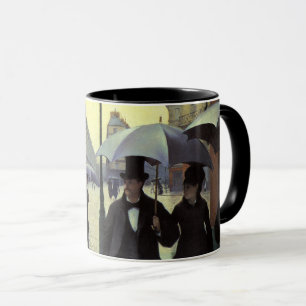 Paris Street Rainy Day by Gustave Caillebotte Tasse