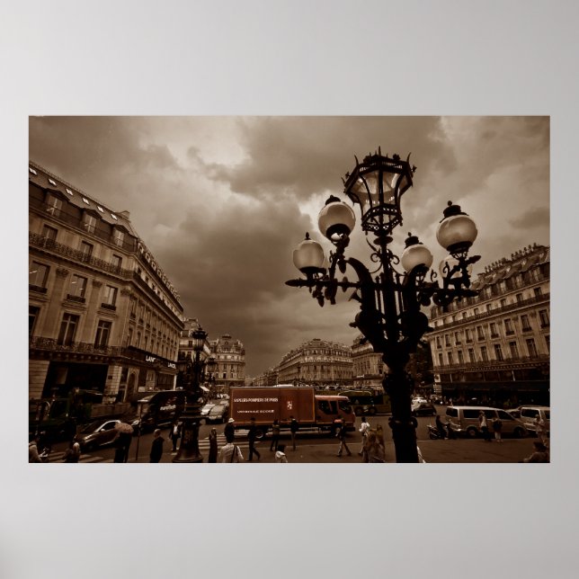 Paris Street Scene (I) Poster (Vorne)