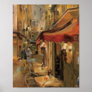 Paris Street Scene Poster