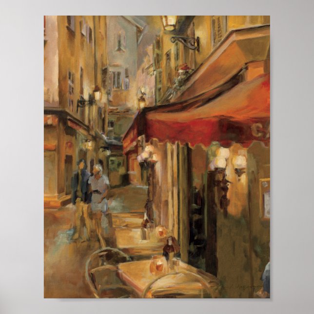 Paris Street Scene Poster (Vorne)