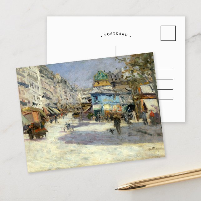 Paris Streets | Louis Abel-Truchet Postkarte (Von Creator hochgeladen)