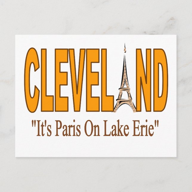 Paris sur la carte postale du lac Érié (Devant)