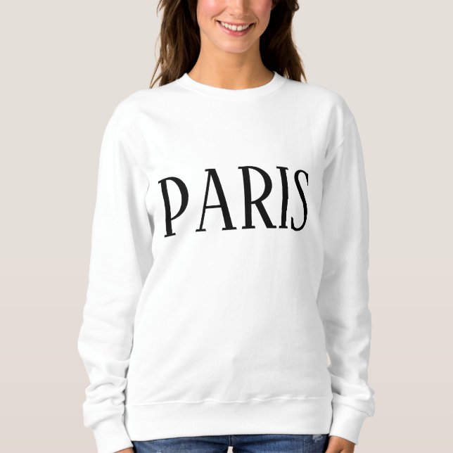 Paris-Sweatshirt Sweatshirt (Vorderseite)