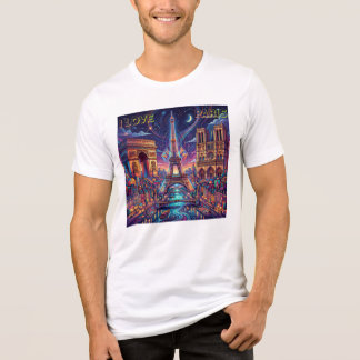 Paris T-Shirt-Design Tri-Blend Shirt