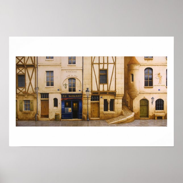 Paris tagsüber poster (Vorne)