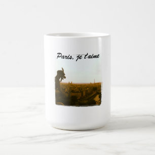 Paris, t'aime de je - vue de tasse de Notre Dame