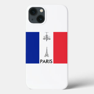 Paris Theme Französische Flagge Case-Mate iPhone Hülle
