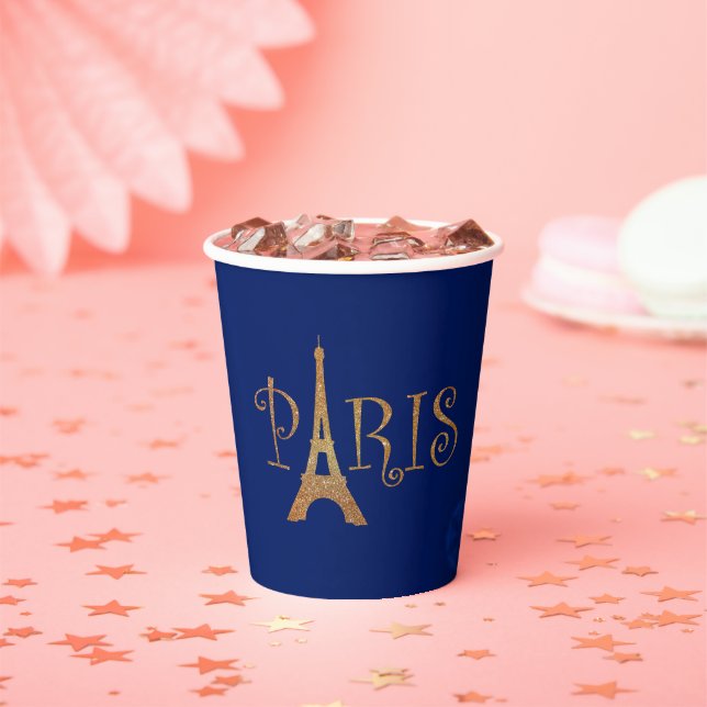 Paris Themed Sweet 16 Pappbecher (Insitu)
