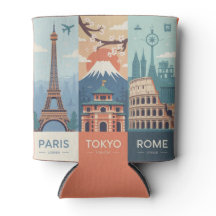 Paris Tokyo Rom Platz Sleeve