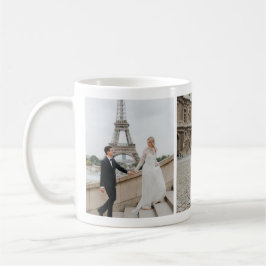 Paris Tour Eiffel Lune de miel Photo Collage Mug