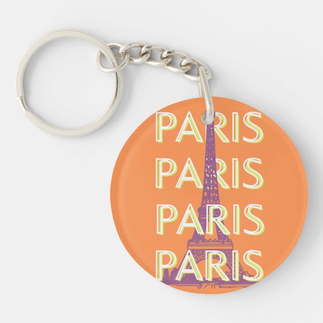 Paris, Travel Art, Retro Travel Art (Devant)