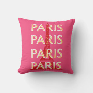 Paris, Travel Art, Retro Travel Art, Rosa Kissen