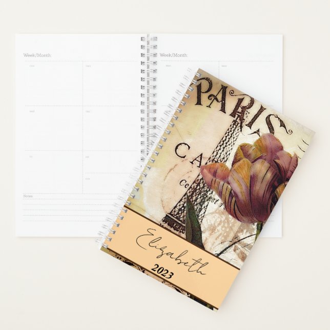 Paris tulip personalisiert planer (Anzeige)