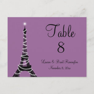 Paris Twinkles Tischnummer
