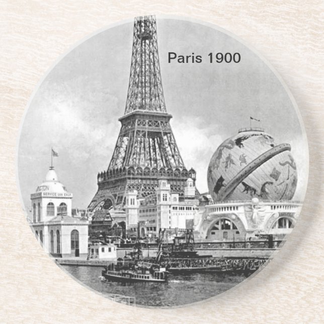 Paris und der Globus Untersetzer (Vorne)
