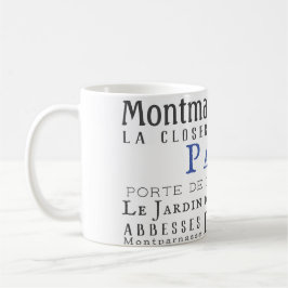 Paris und seine Sehenswürdigkeiten Kaffeetasse