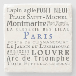 Paris und seine Sehenswürdigkeiten Steinuntersetzer