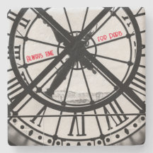 Paris Untersetzer in Schwarz und Weiß