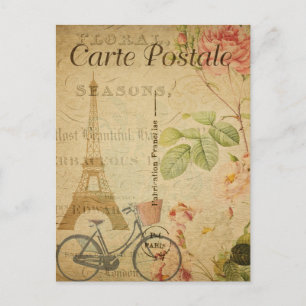 Paris Urlaub Vintage Französische Postkarte