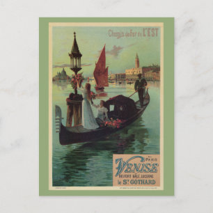 Paris Venedig Italien Jahrgänge Reisen und Romanti Postkarte