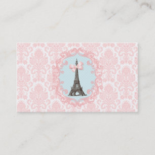 Paris Vintage Calling Card Telefonnummerkarte