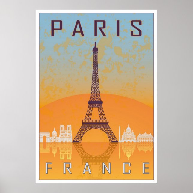 Paris vintage Plakat (Vorne)