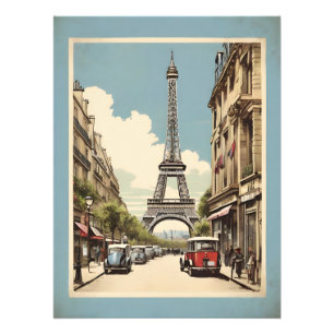 Paris Vintage-Plakat Fotodruck