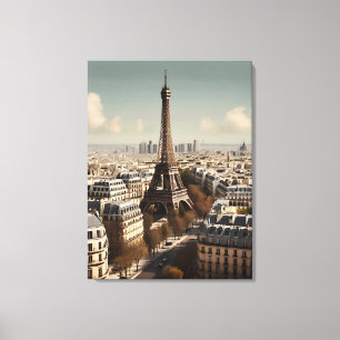Paris Vintage-Plakat Leinwanddruck