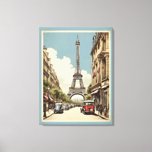 Paris Vintage-Plakat Leinwanddruck