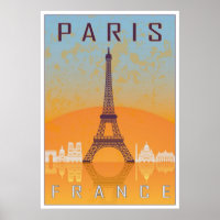 Paris vintage poster