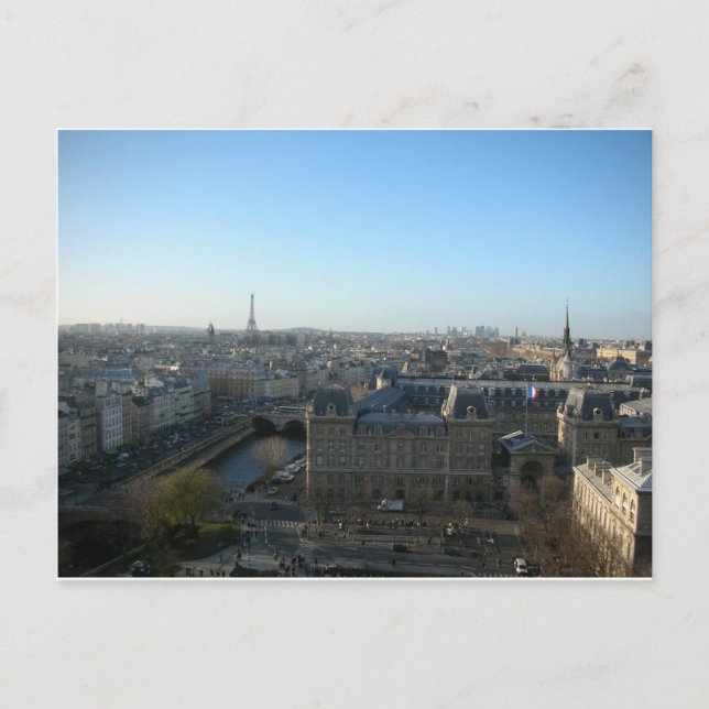 Paris von Notre-Dame Postkarte (Vorderseite)