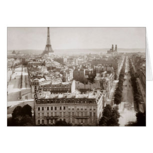 Paris : Vue aérienne, 1900