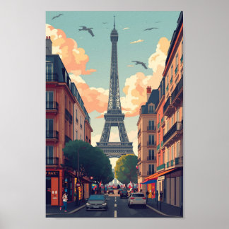 Paris Wandkunst Druck Poster