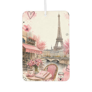 Paris-Wasserfarbe-Rosé Luftverbesserer Autolufterfrischer