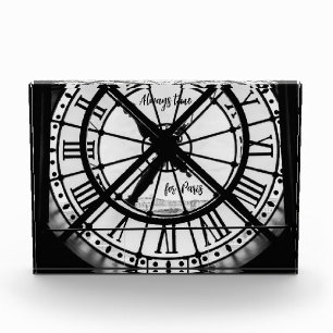 Paris Wohngestaltung in Schwarz und Weiß Fotoblock