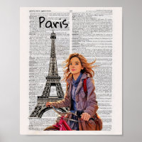 Paris Wörterbuch-Kunstdrucke