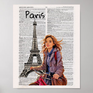 Paris Wörterbuch-Kunstdrucke Poster