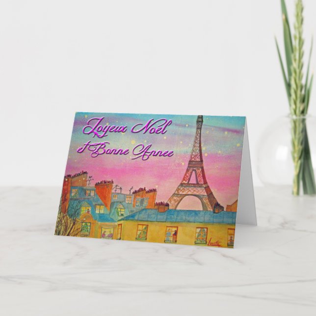 Paris zu Weihnachten - Französisch ! (Vorderseite)
