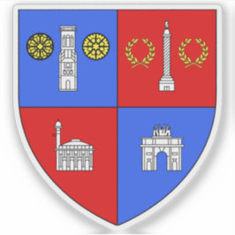 Pariser Arrondissement - Louvre Aufkleber