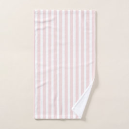 Pariser Bäckerei | Rosa und weiß gestreift Handtuch