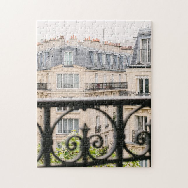 Pariser Balkon-View-Foto Jigsaw-Puzzle (Vertikal)